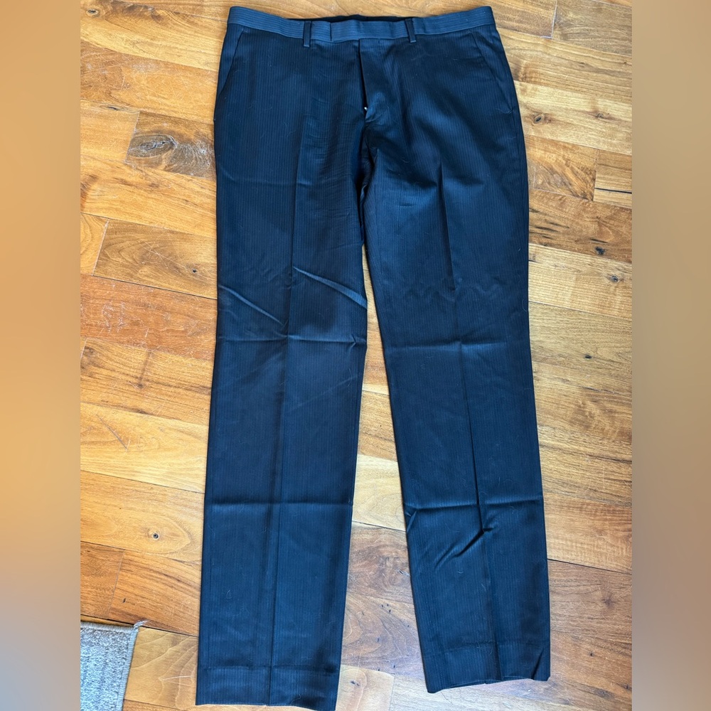 Hugo Boss Black Thin Wale “The Jam 76” Men's Black Dress Pants